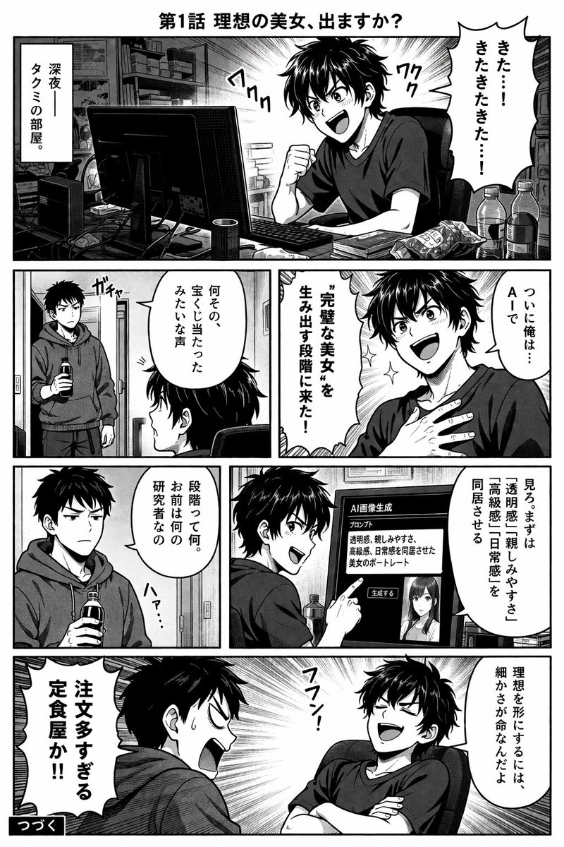 4-Panel Manga Page Generator