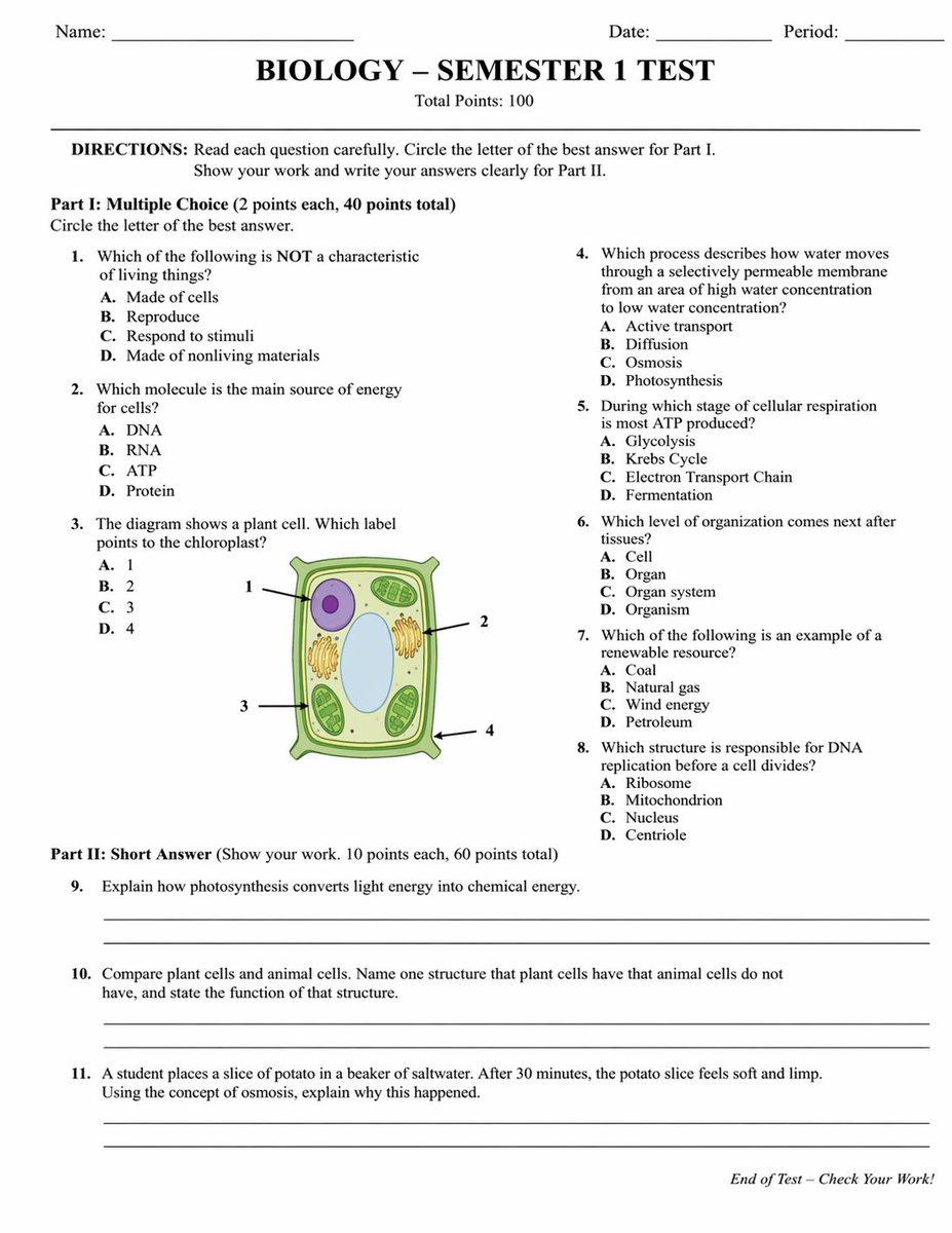 Academic Exam Paper Generator