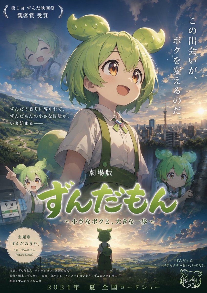 Anime Movie Poster Layout