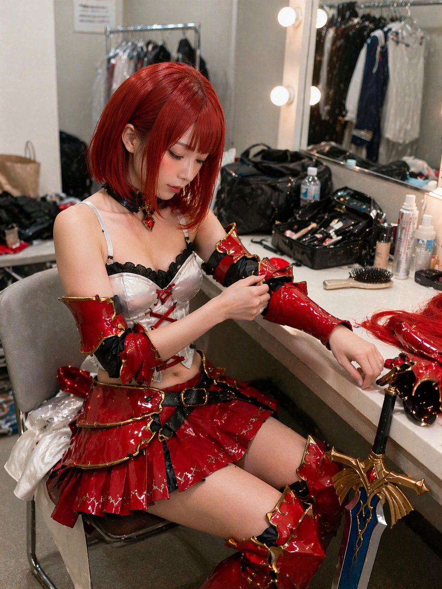 Backstage Cosplayer Portrait