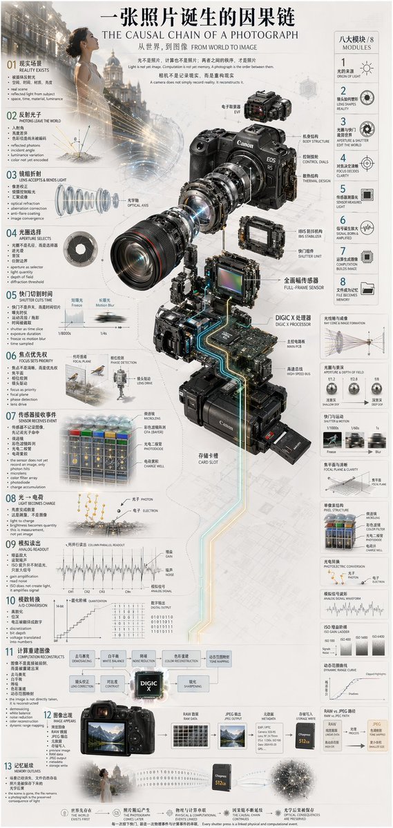 Camera Exploded View Infographic