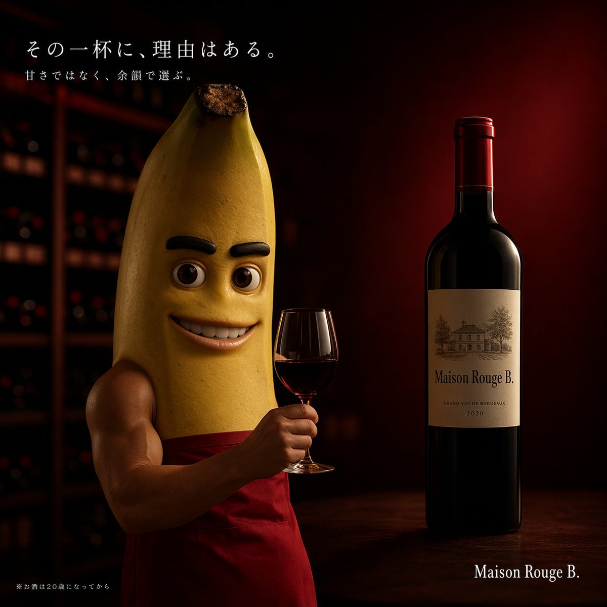 Cinematic Banana Wine Advertisement