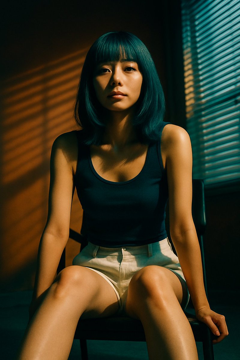 Cinematic Portrait with Blind Shadows