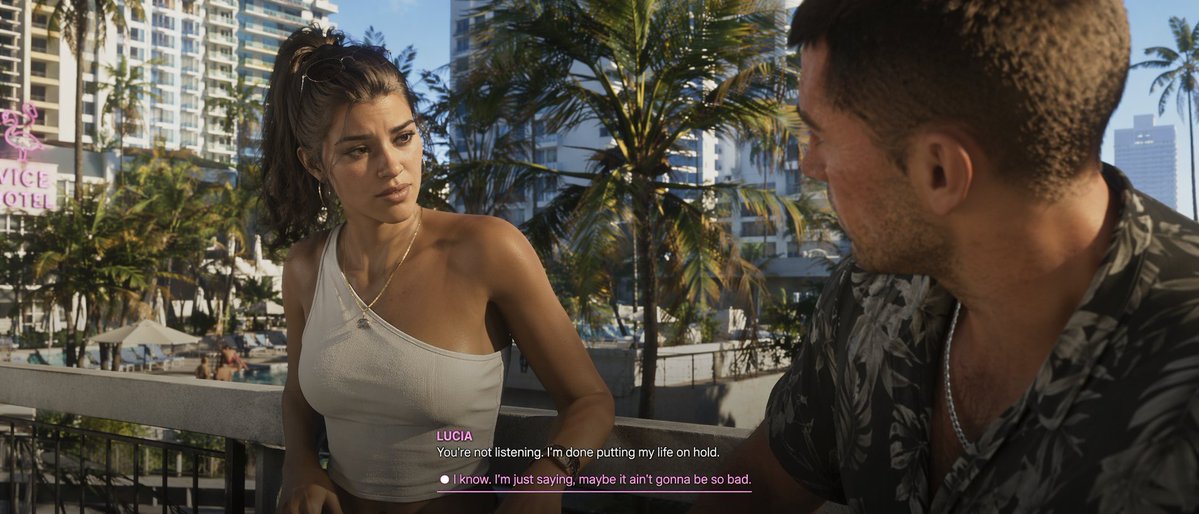 Cinematic Video Game Cutscene with Subtitles