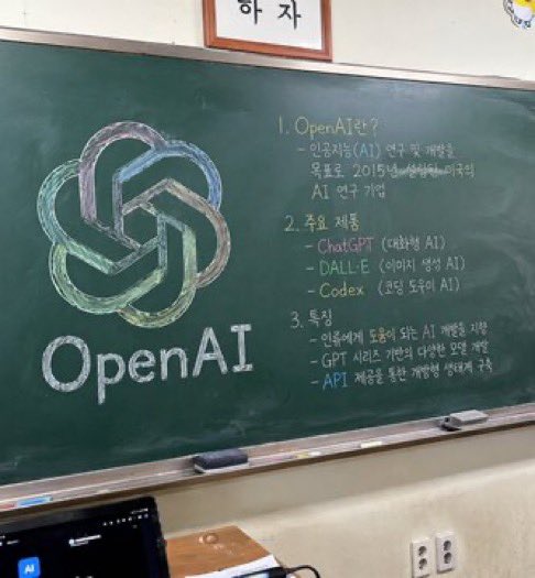 Classroom Chalkboard Lesson