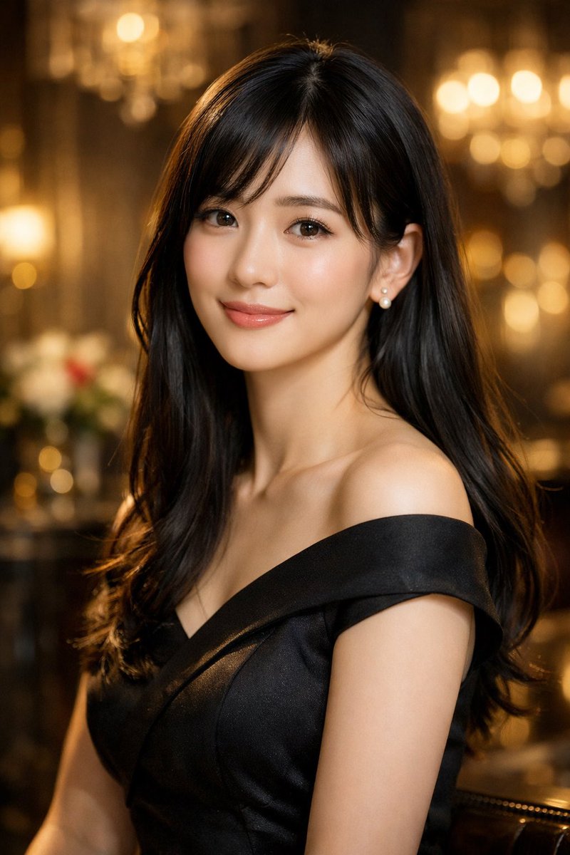 Elegant Photorealistic Female Portrait