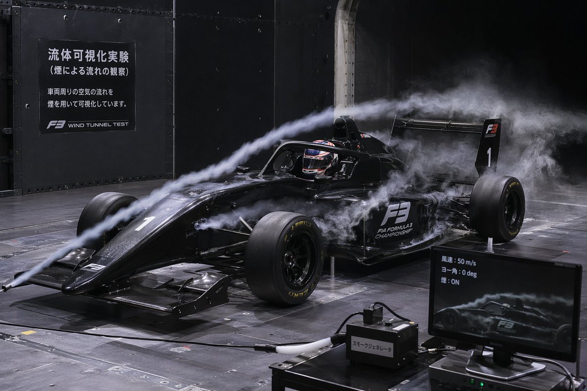 F3 Wind Tunnel Aerodynamic Test