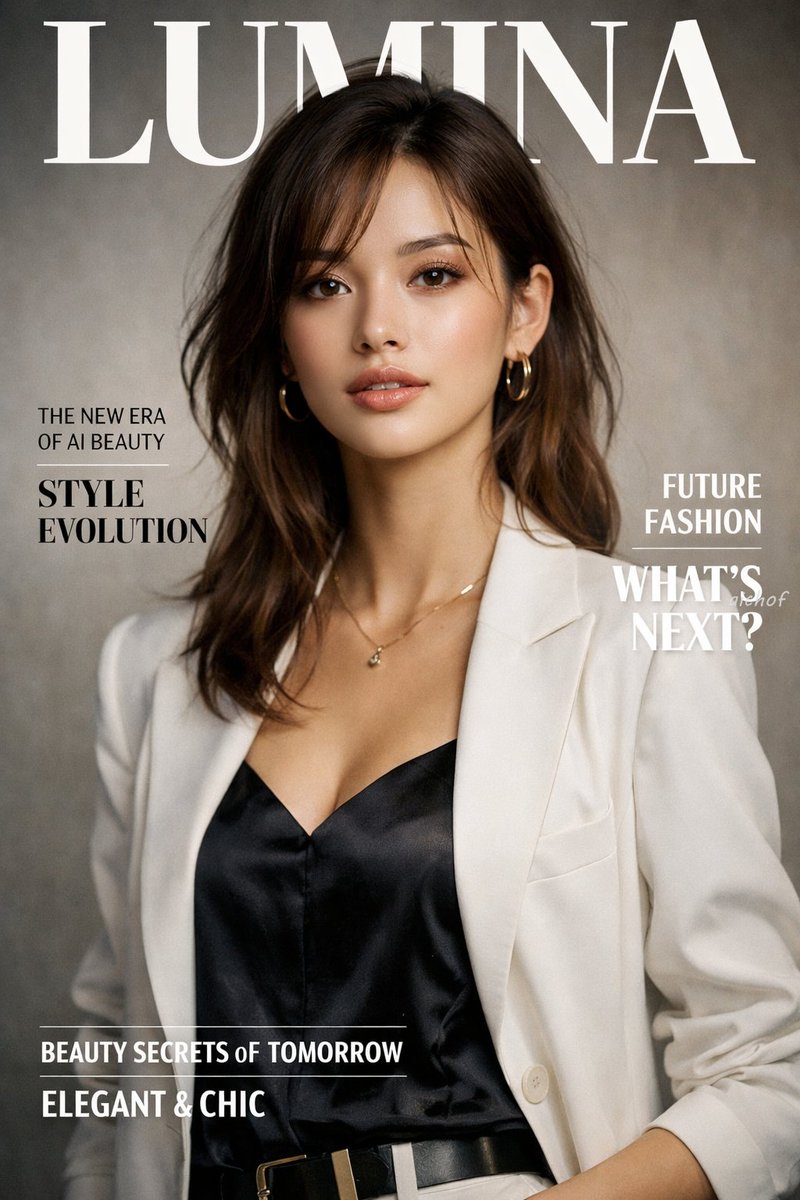 Fashion Magazine Cover Portrait