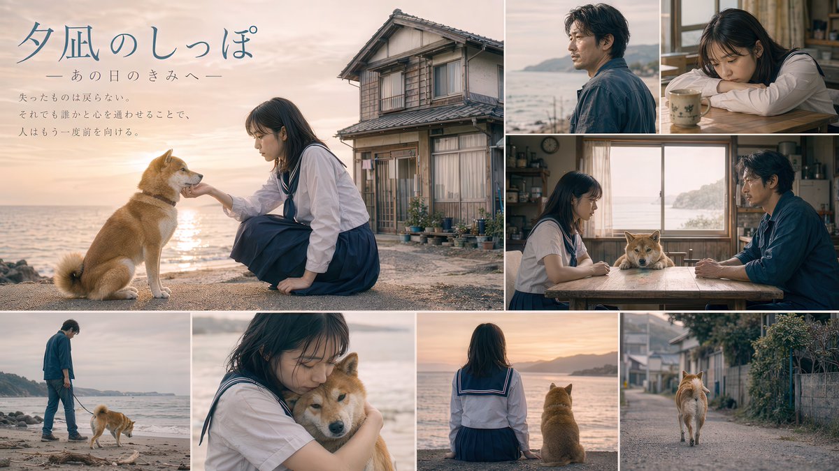 Japanese Movie Teaser Collage