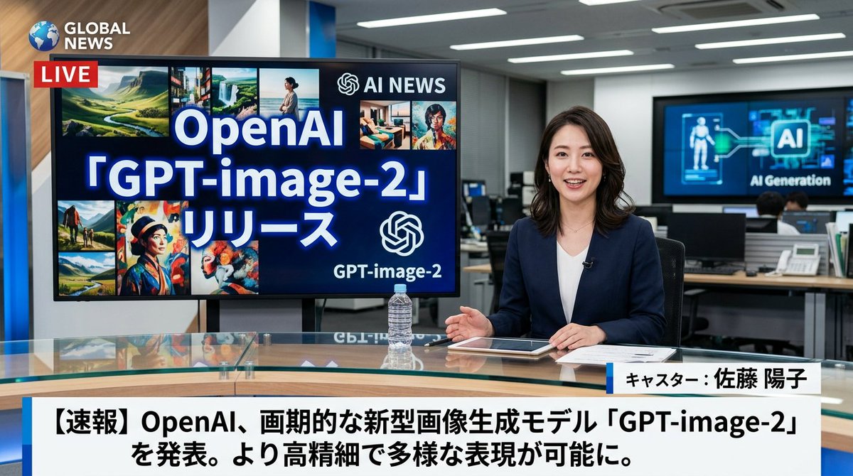 Japanese News Broadcast Mockup