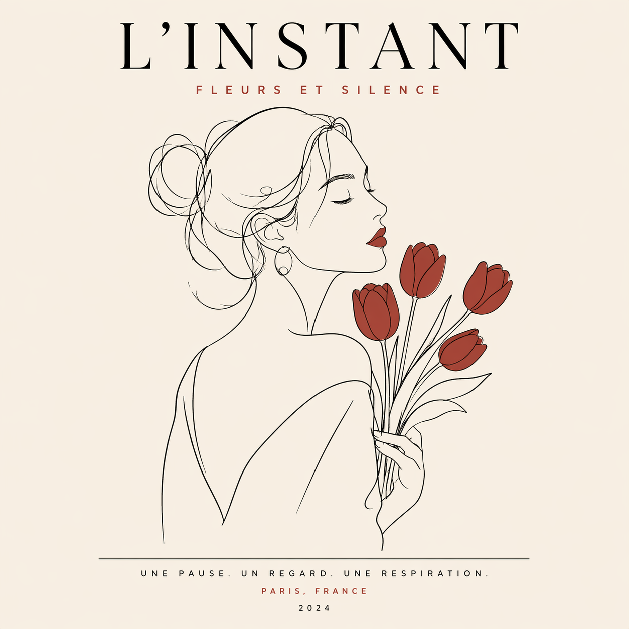 Minimal Line Poster Illustration