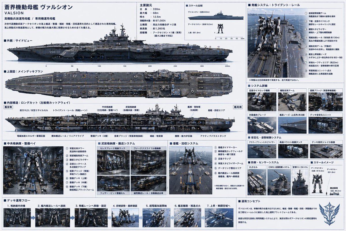 Sci-Fi Mecha Carrier Specification Sheet