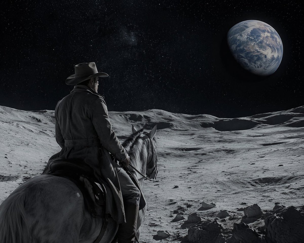 Sci-Fi Western Lunar Rider