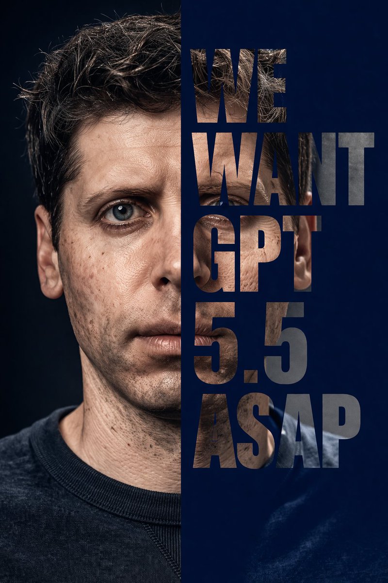 Split-Face Typography Mask Portrait