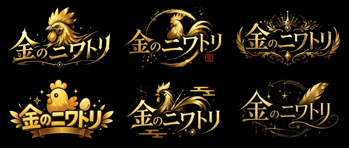 VTuber Logo Concept Grid