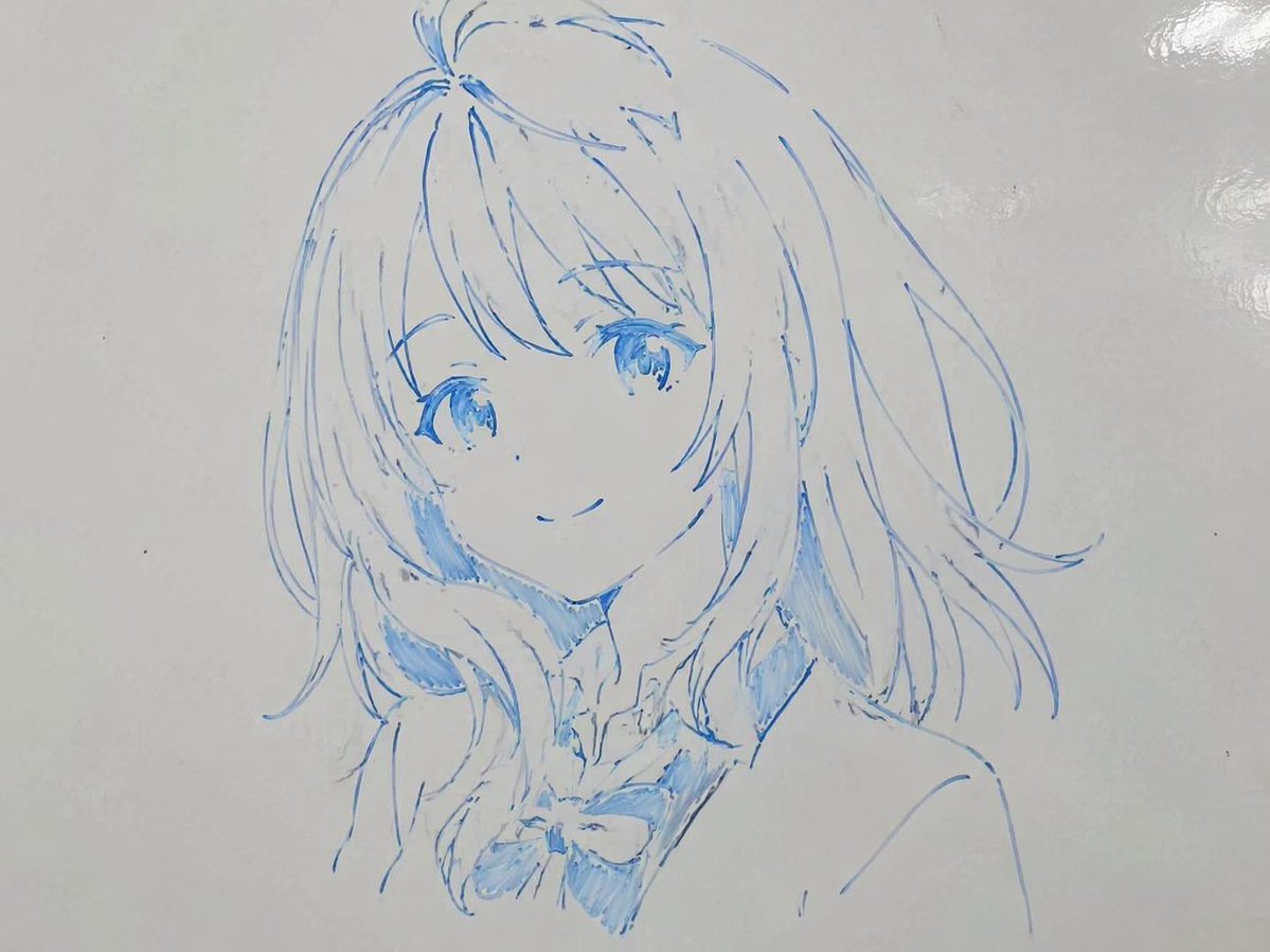 Whiteboard Marker Anime Sketch